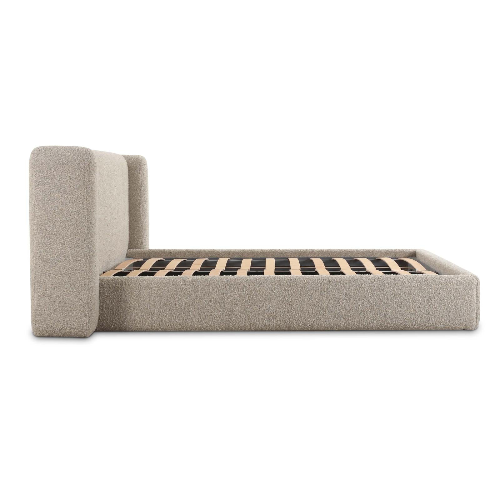 TOV Furniture Babette Tan Boucle Bed