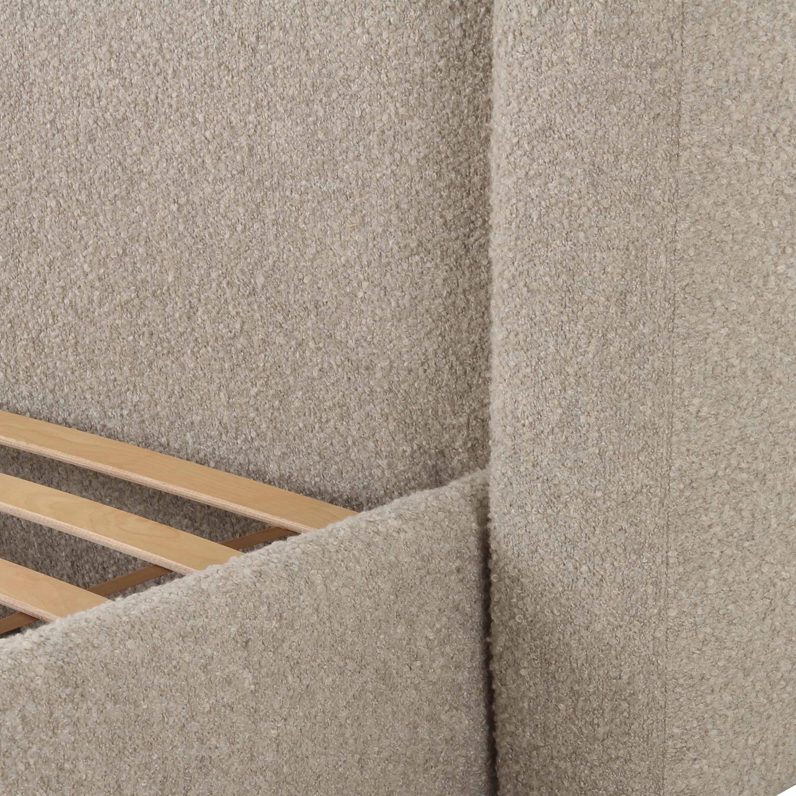 TOV Furniture Babette Tan Boucle Bed