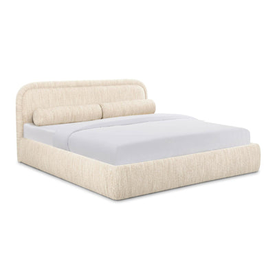 TOV Furniture Murielle Taupe Textured Boucle Bed