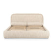 TOV Furniture Murielle Taupe Textured Boucle Bed