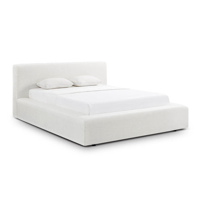TOV Furniture Meena Cream Upcycled Linen Storage Bed