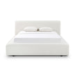 TOV Furniture Meena Cream Upcycled Linen Storage Bed