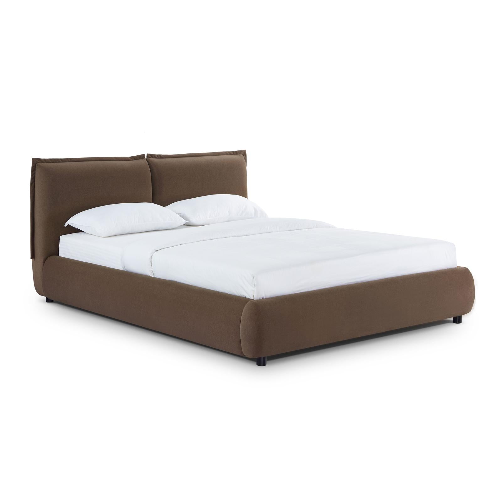 TOV Furniture Mel Faux Mohair Bed