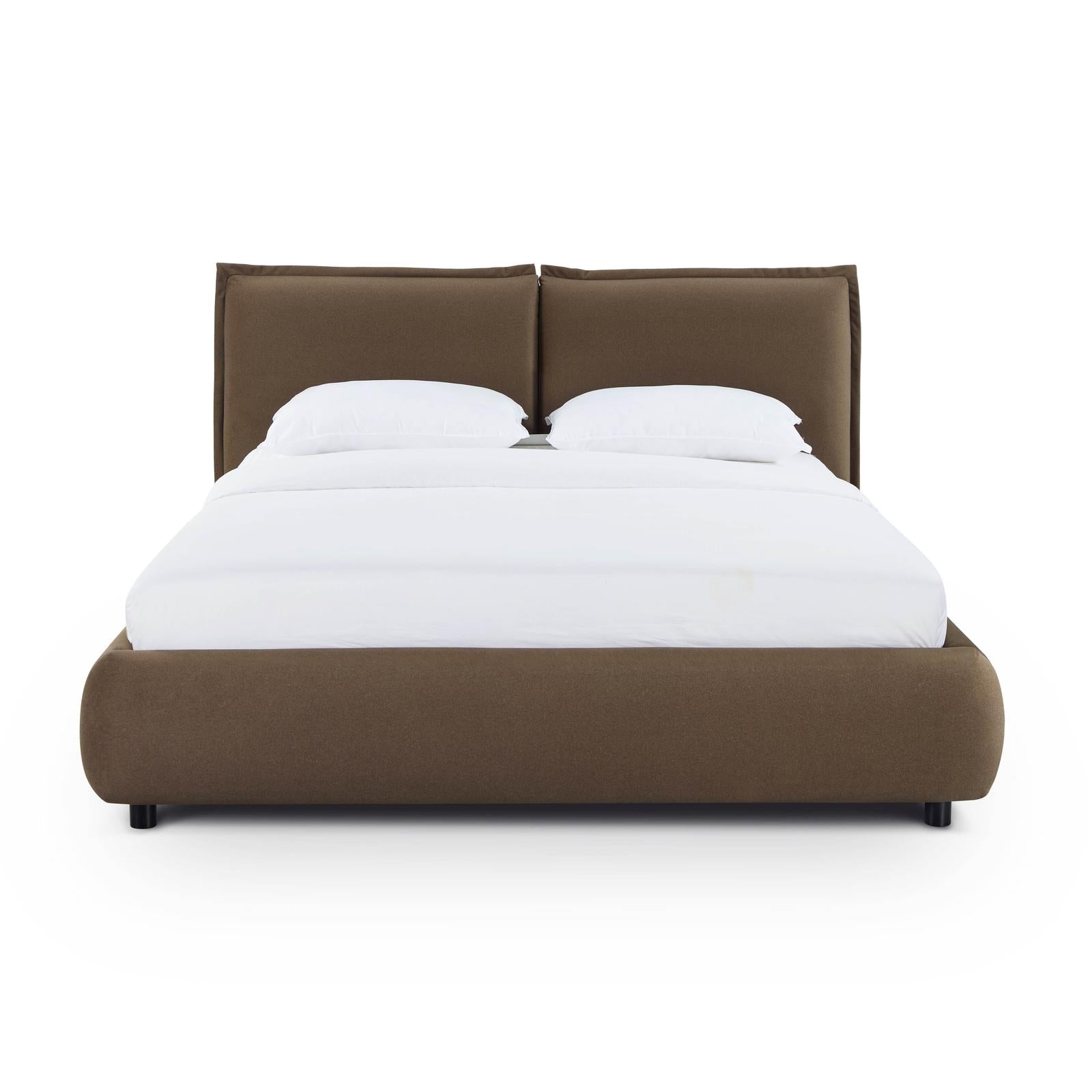 TOV Furniture Mel Faux Mohair Bed