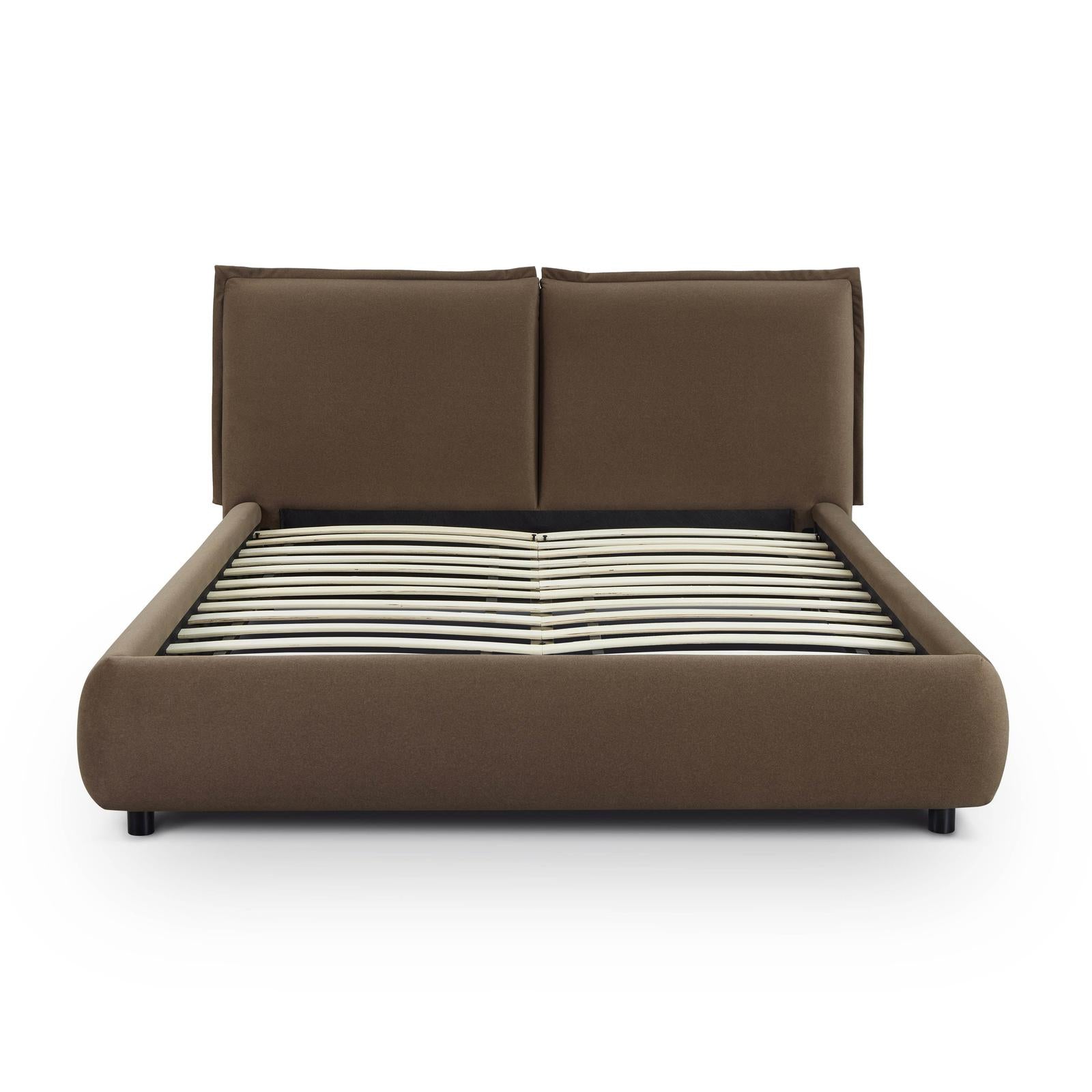 TOV Furniture Mel Faux Mohair Bed