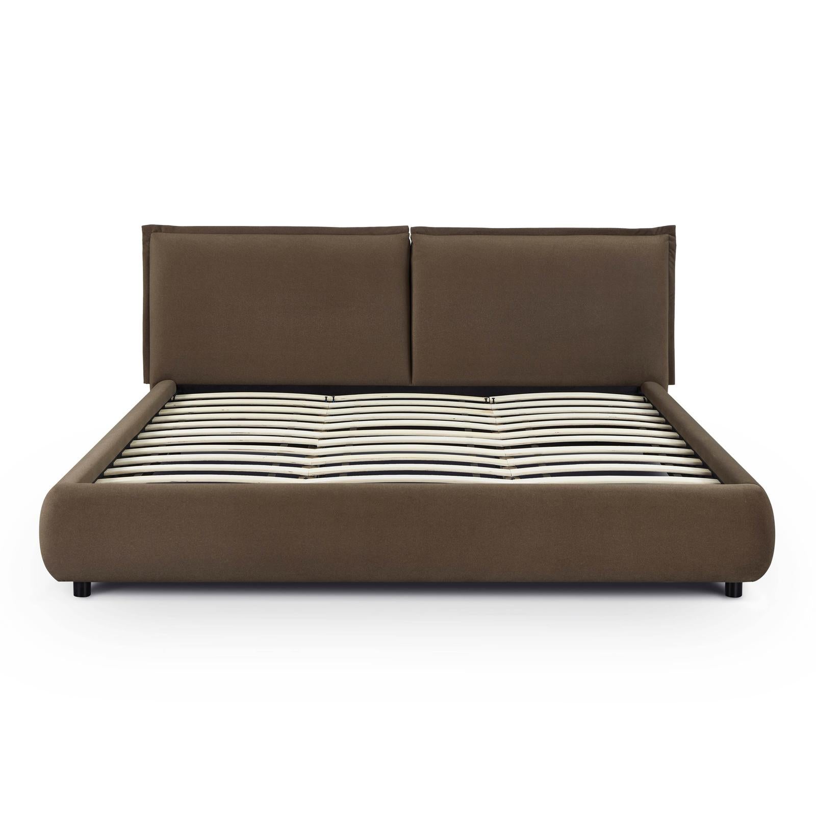 TOV Furniture Mel Faux Mohair Bed