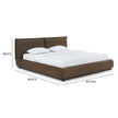TOV Furniture Mel Faux Mohair Bed