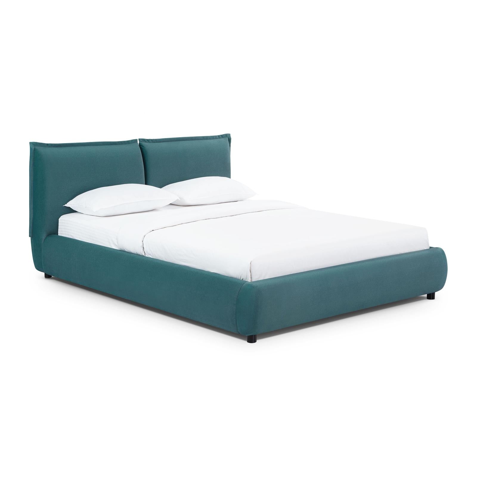 TOV Furniture Mel Faux Mohair Bed