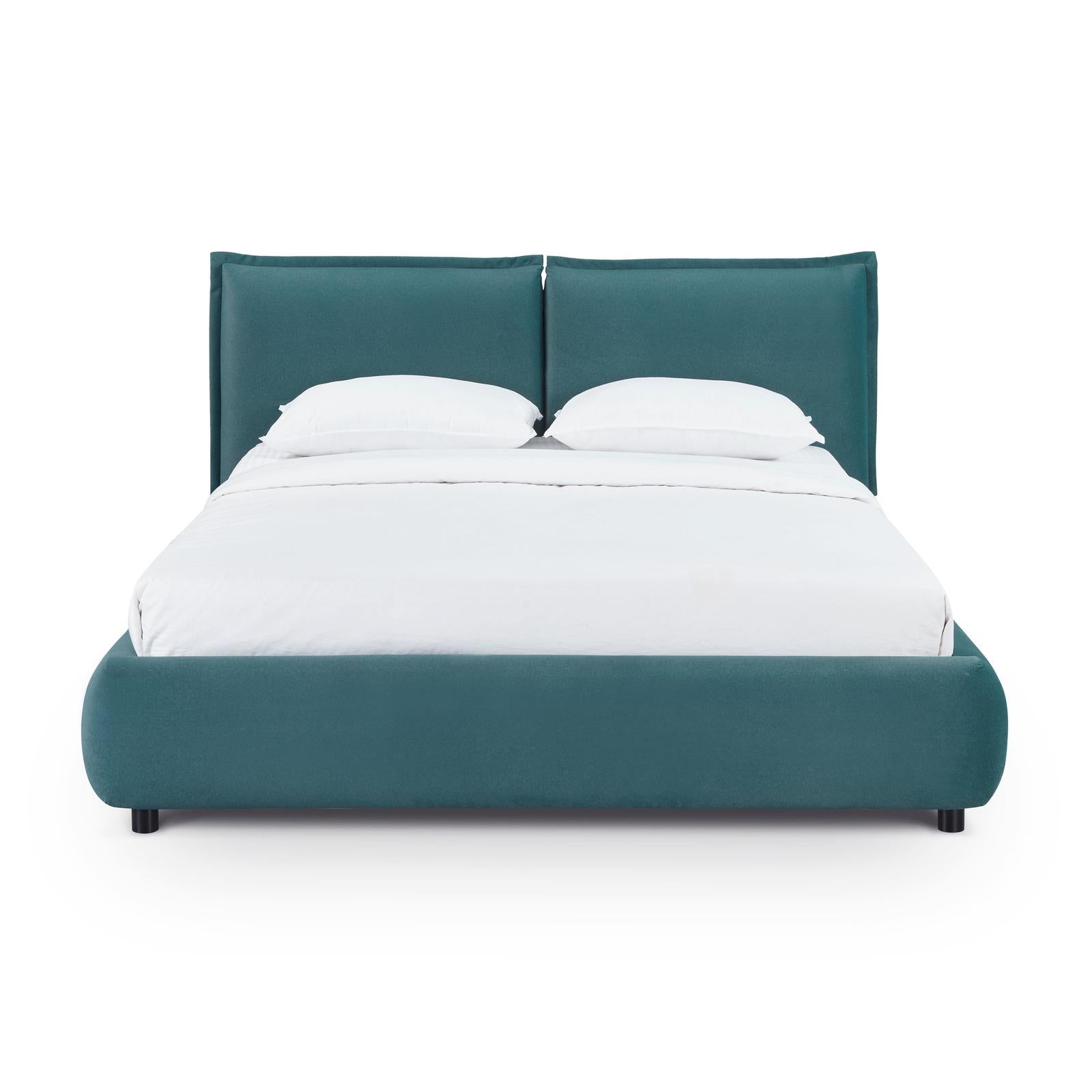 TOV Furniture Mel Faux Mohair Bed