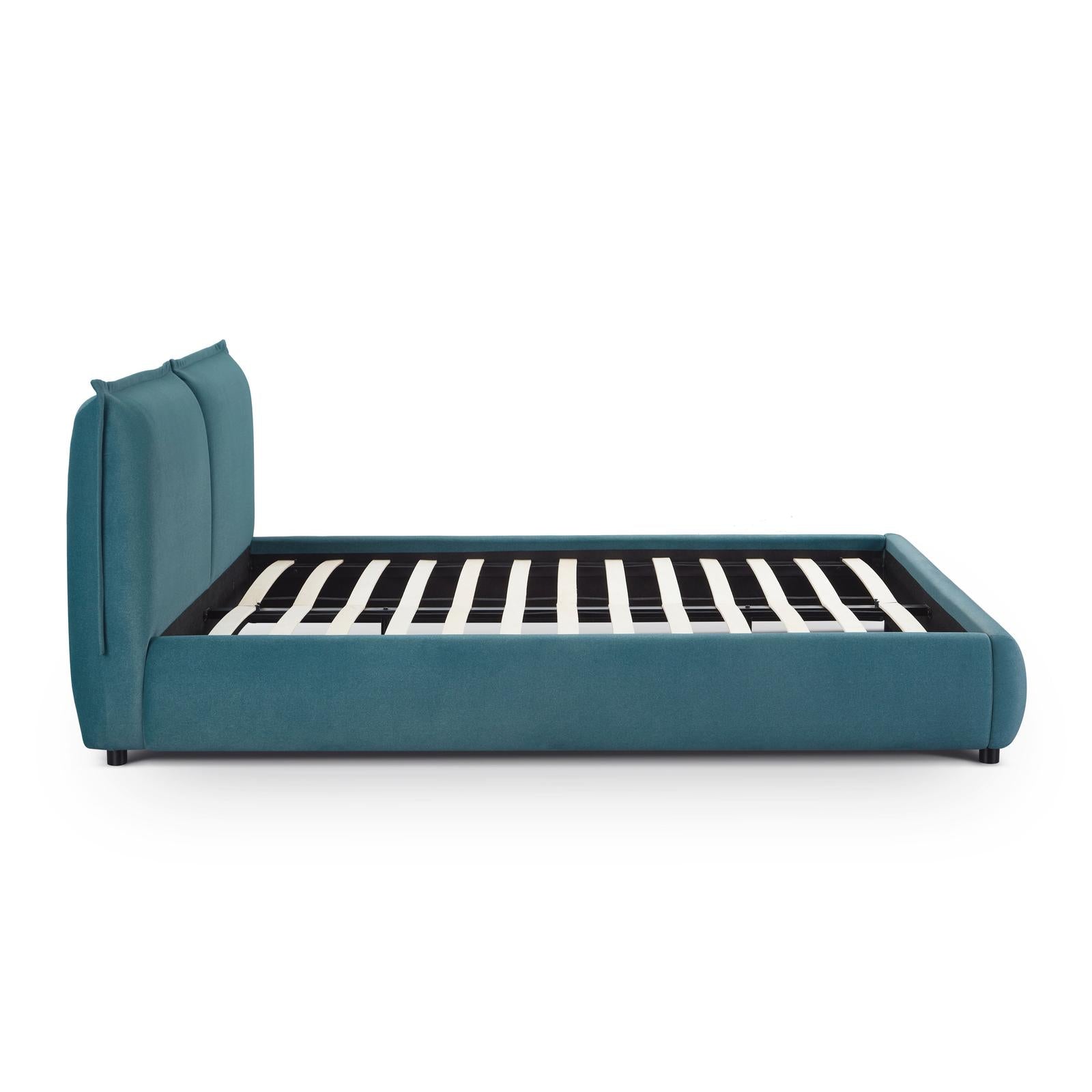 TOV Furniture Mel Faux Mohair Bed