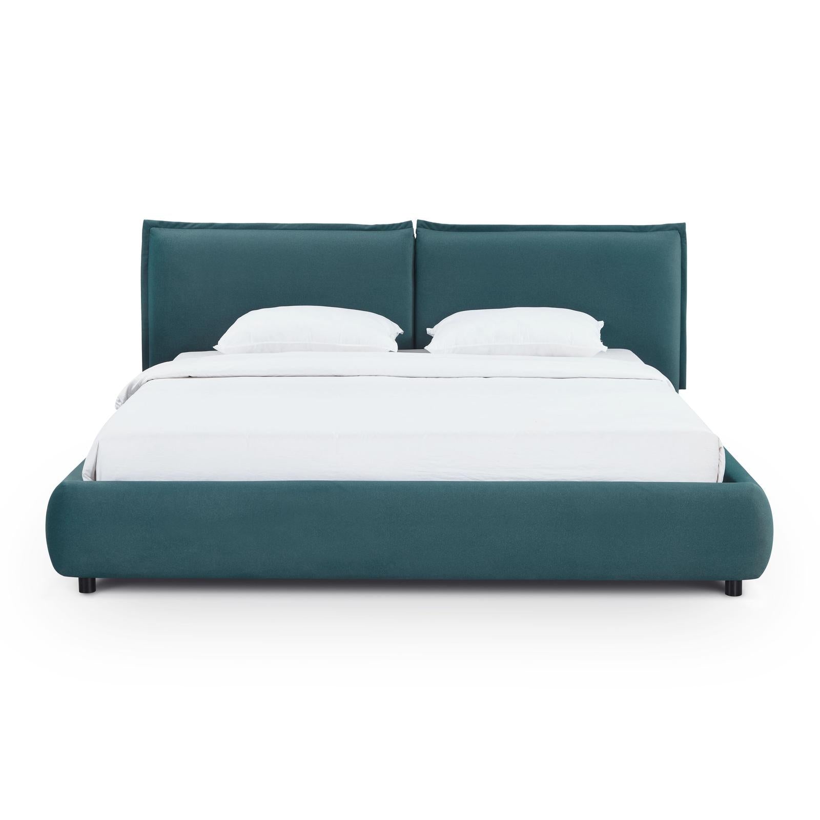 TOV Furniture Mel Faux Mohair Bed