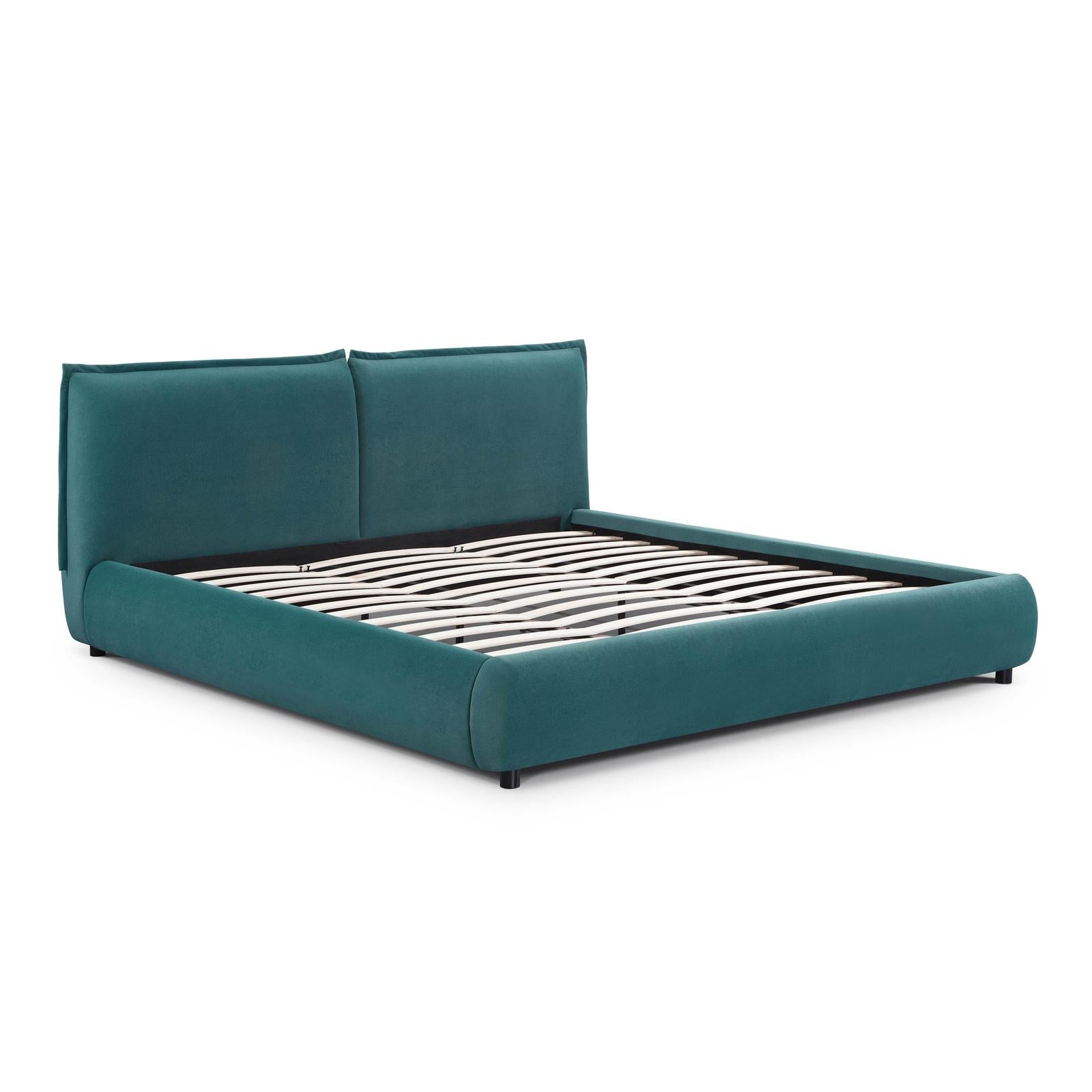 TOV Furniture Mel Faux Mohair Bed