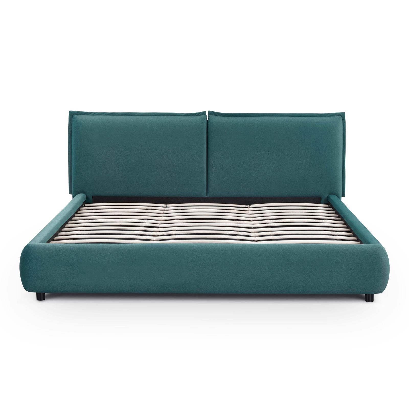 TOV Furniture Mel Faux Mohair Bed