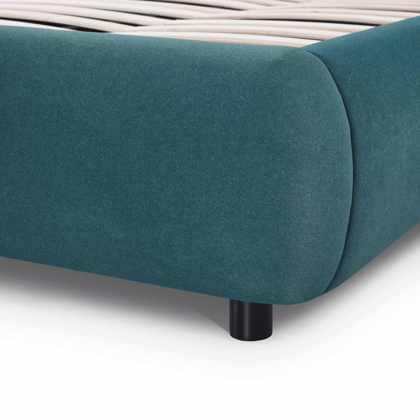 TOV Furniture Mel Faux Mohair Bed