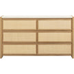 TOV Furniture Paige Natural Oak Drawer Dresser