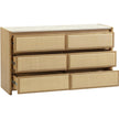 TOV Furniture Paige Natural Oak Drawer Dresser