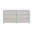 TOV Furniture Patty Rattan 6 Drawer Dresser