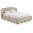 TOV Furniture Corey Upcycled Performance Linen Storage Bed