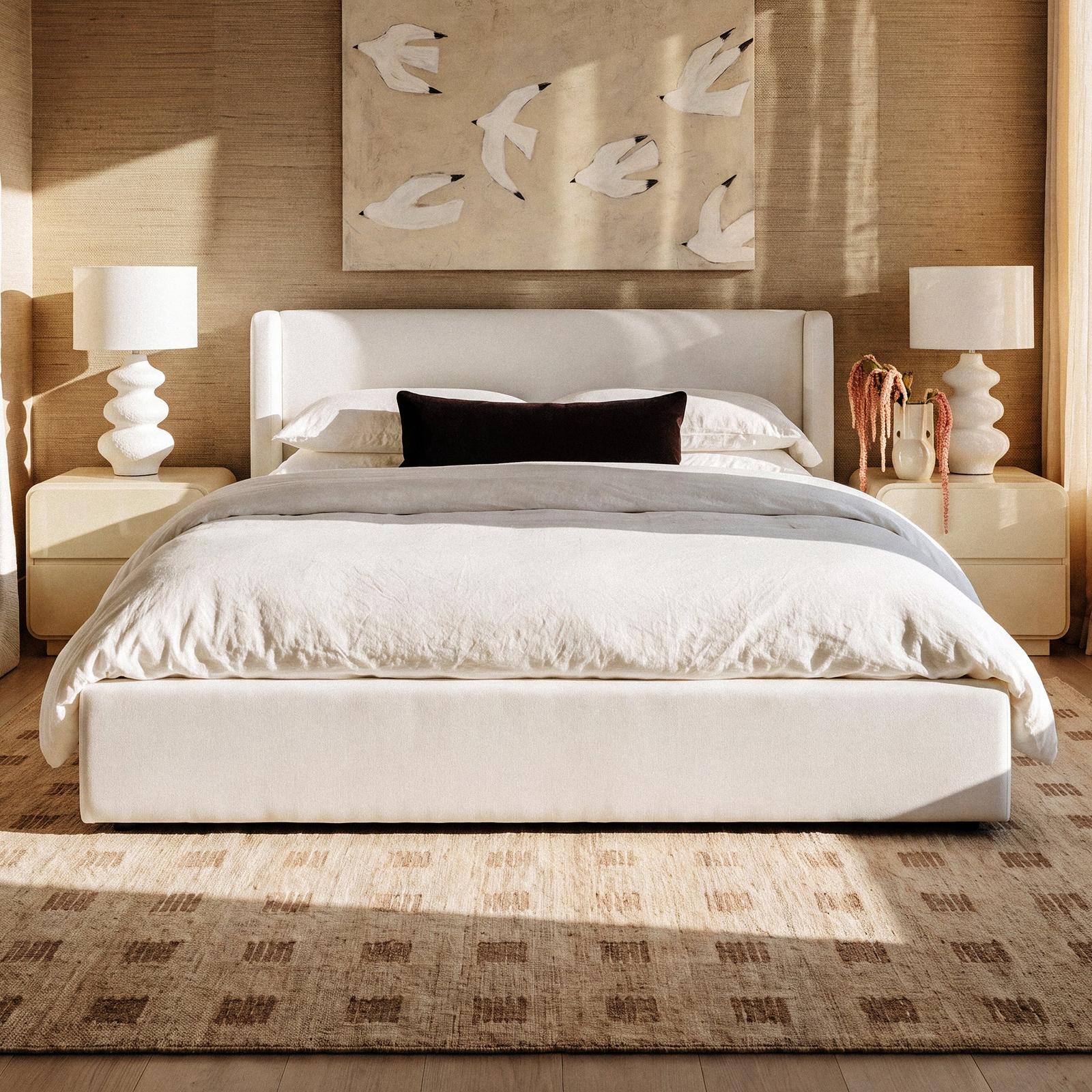 TOV Furniture Harmony Performance Chenille Storage Queen Bed