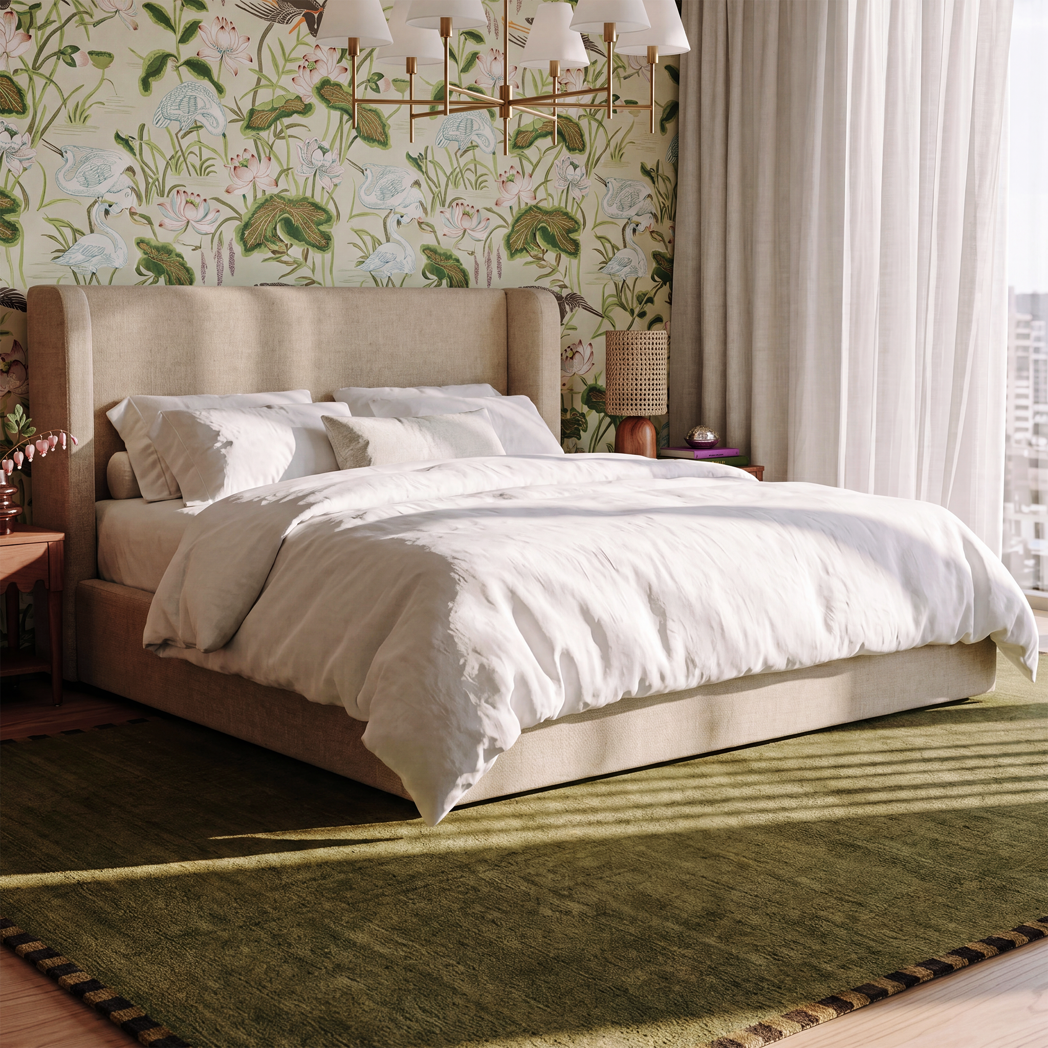 TOV Furniture Harmony Performance Chenille Storage King Bed