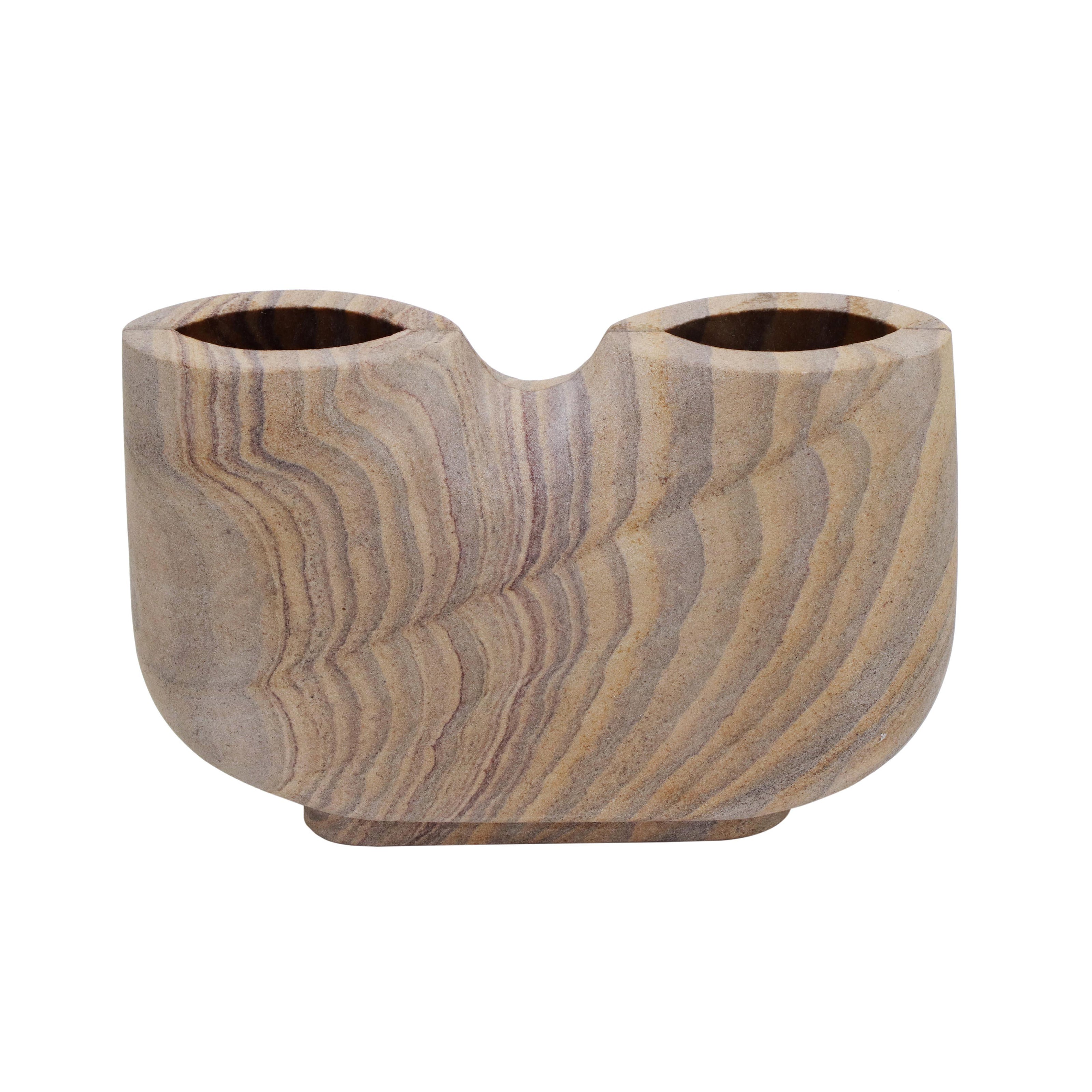 TOV Furniture Saava Rainbow Stone Vase