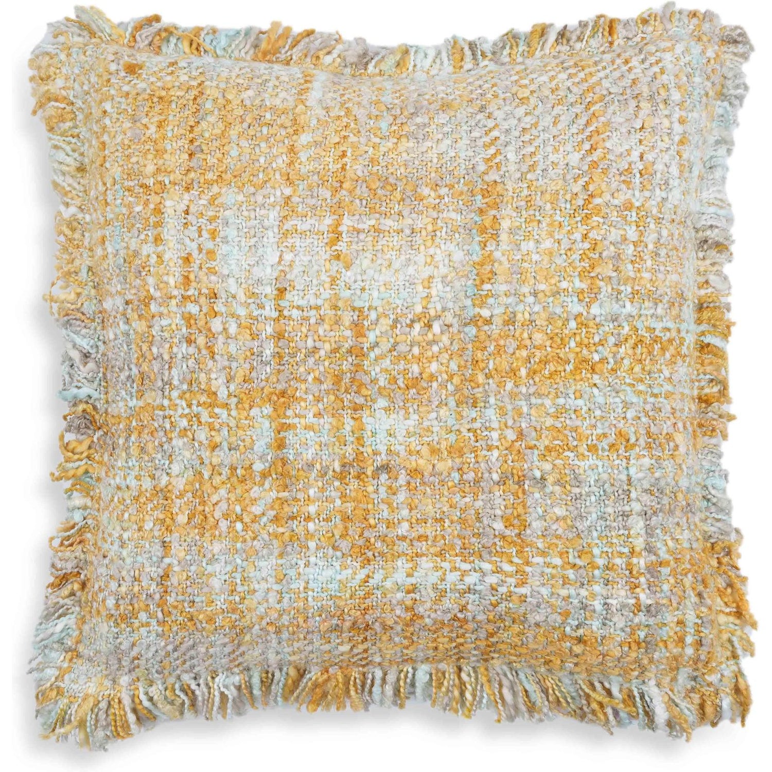 TOV Furniture Frazzle Textured Square Throw Pillow