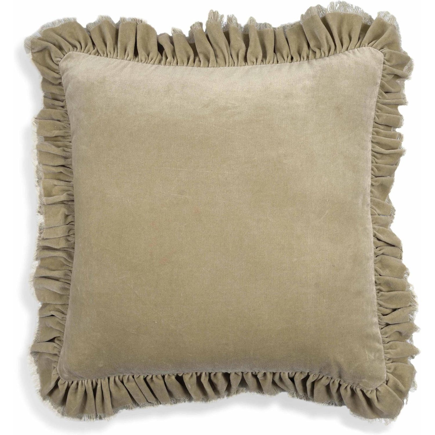 TOV Furniture Alessia Distressed Velvet Square Throw Pillow