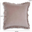 TOV Furniture Alessia Distressed Velvet Square Throw Pillow