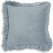 TOV Furniture Alessia Distressed Velvet Square Throw Pillow