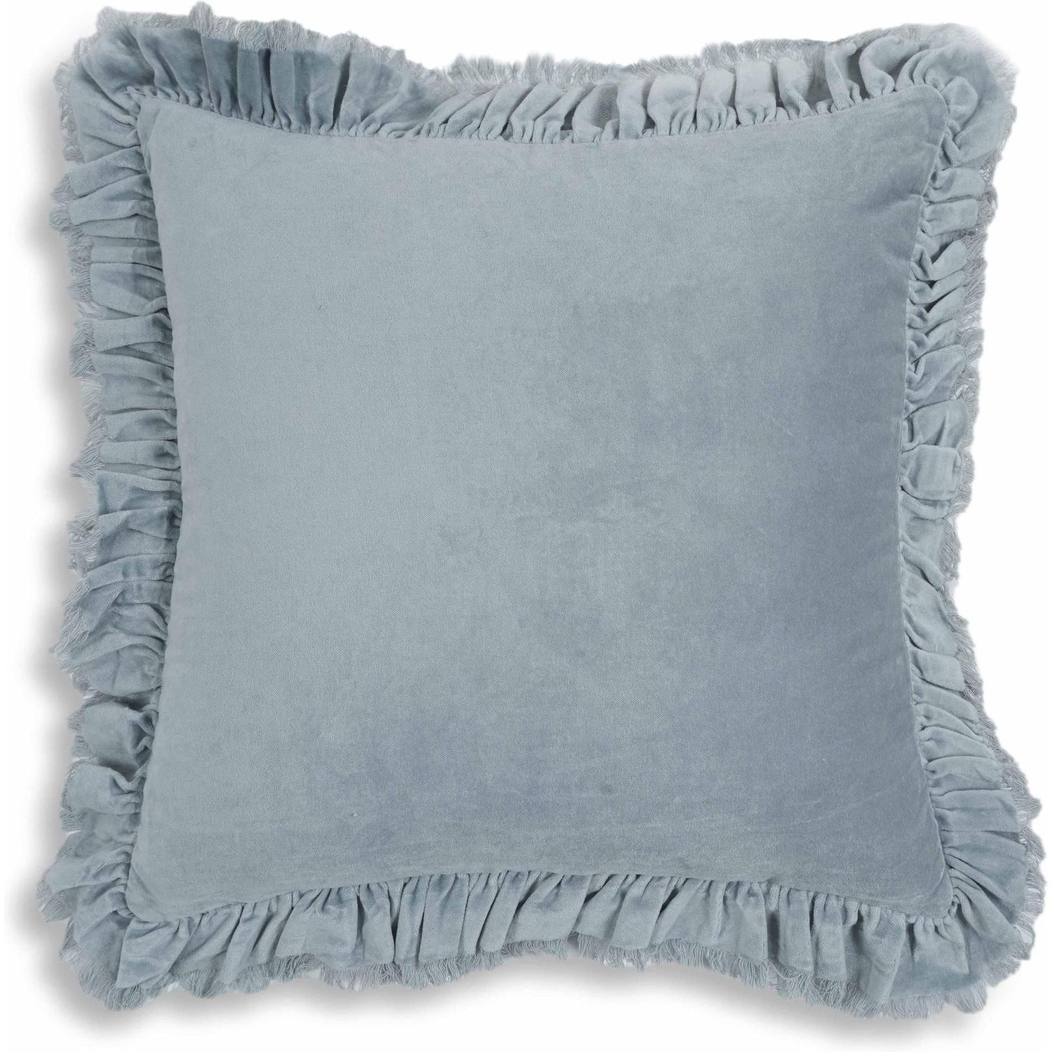 TOV Furniture Alessia Distressed Velvet Square Throw Pillow