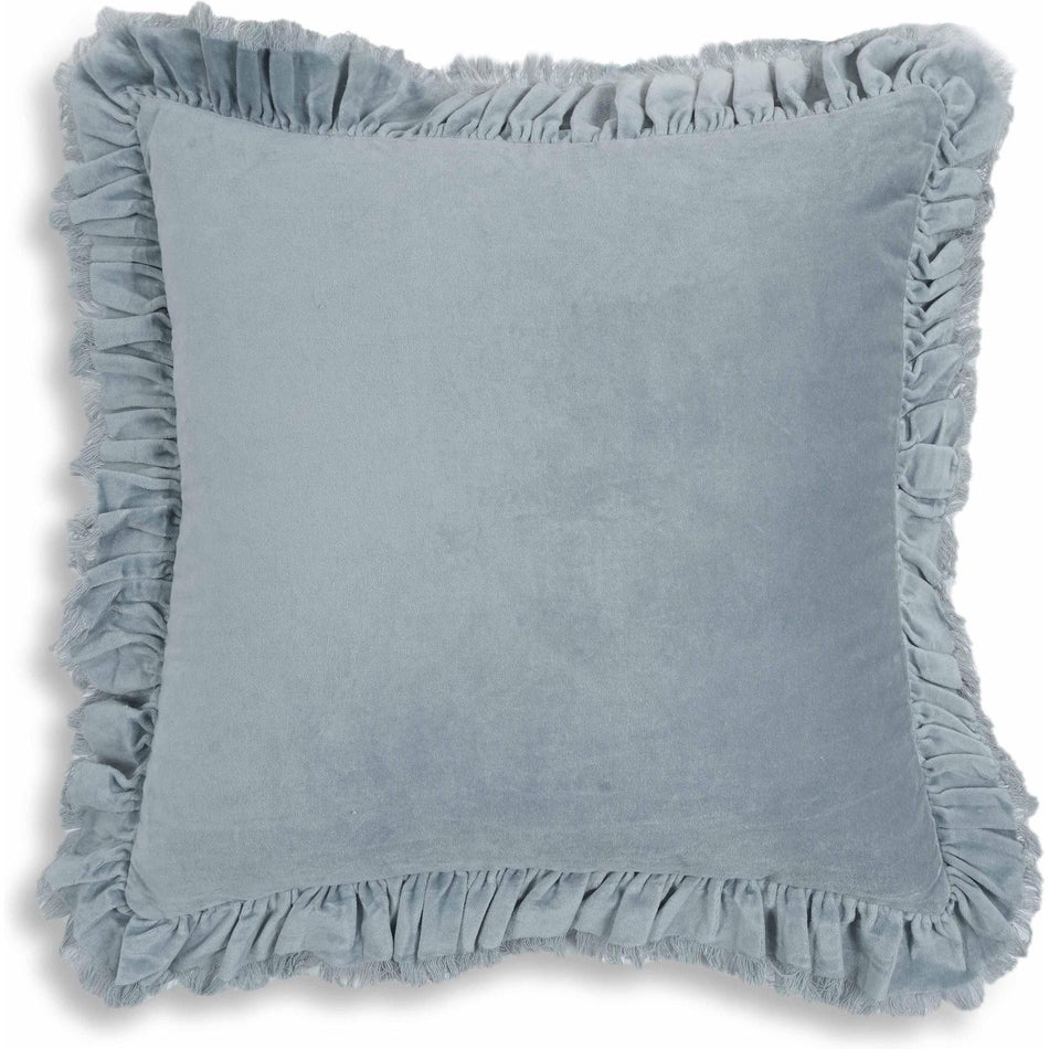 TOV Furniture Alessia Distressed Velvet Square Throw Pillow