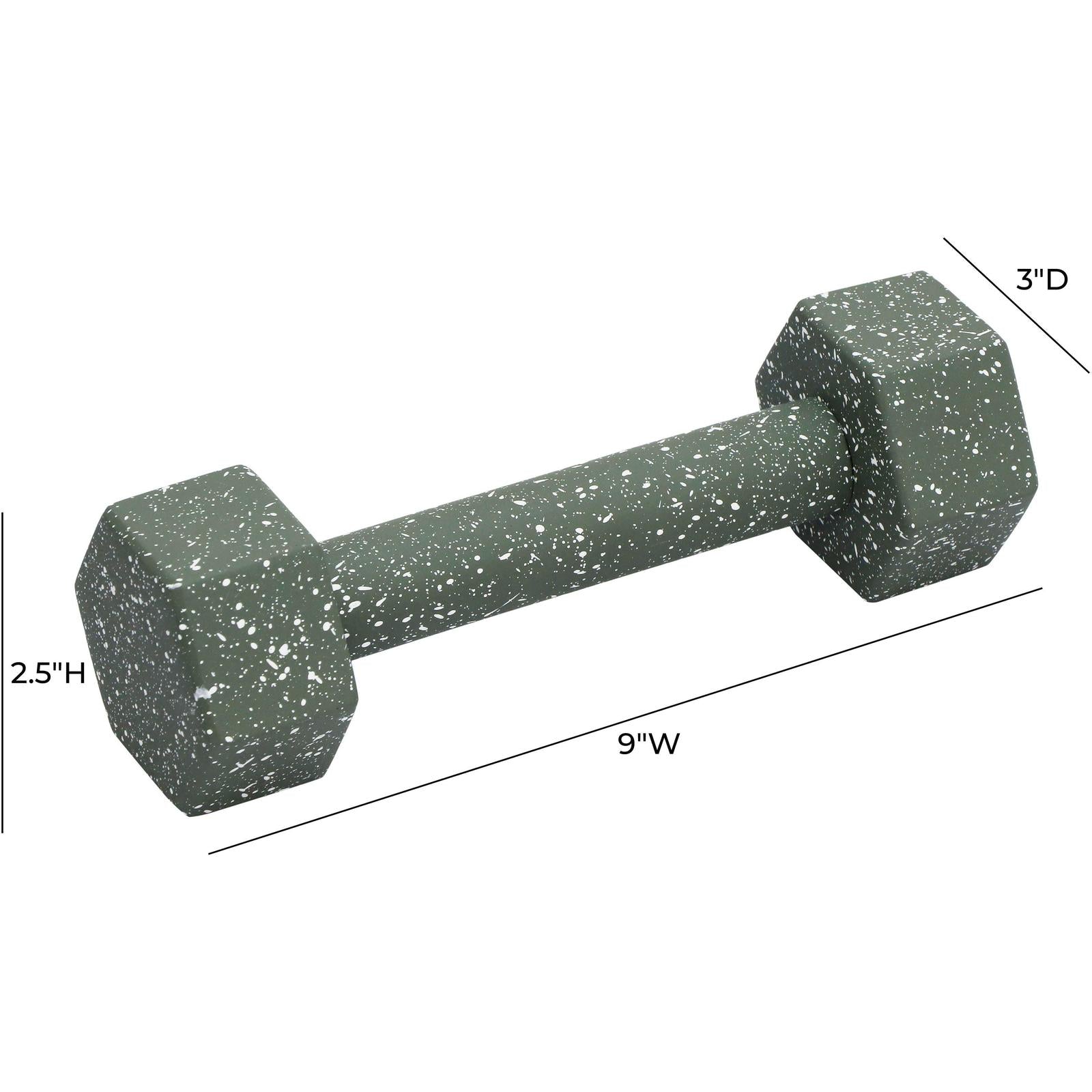 TOV Furniture Gabby Speckled Decorative Dumbbell