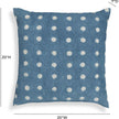 TOV Furniture Indigo Cotton Square Throw Pillow