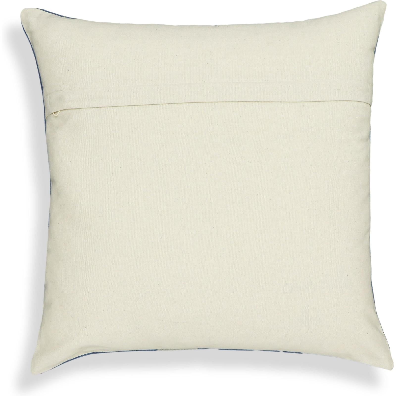 TOV Furniture Indigo Cotton Square Throw Pillow