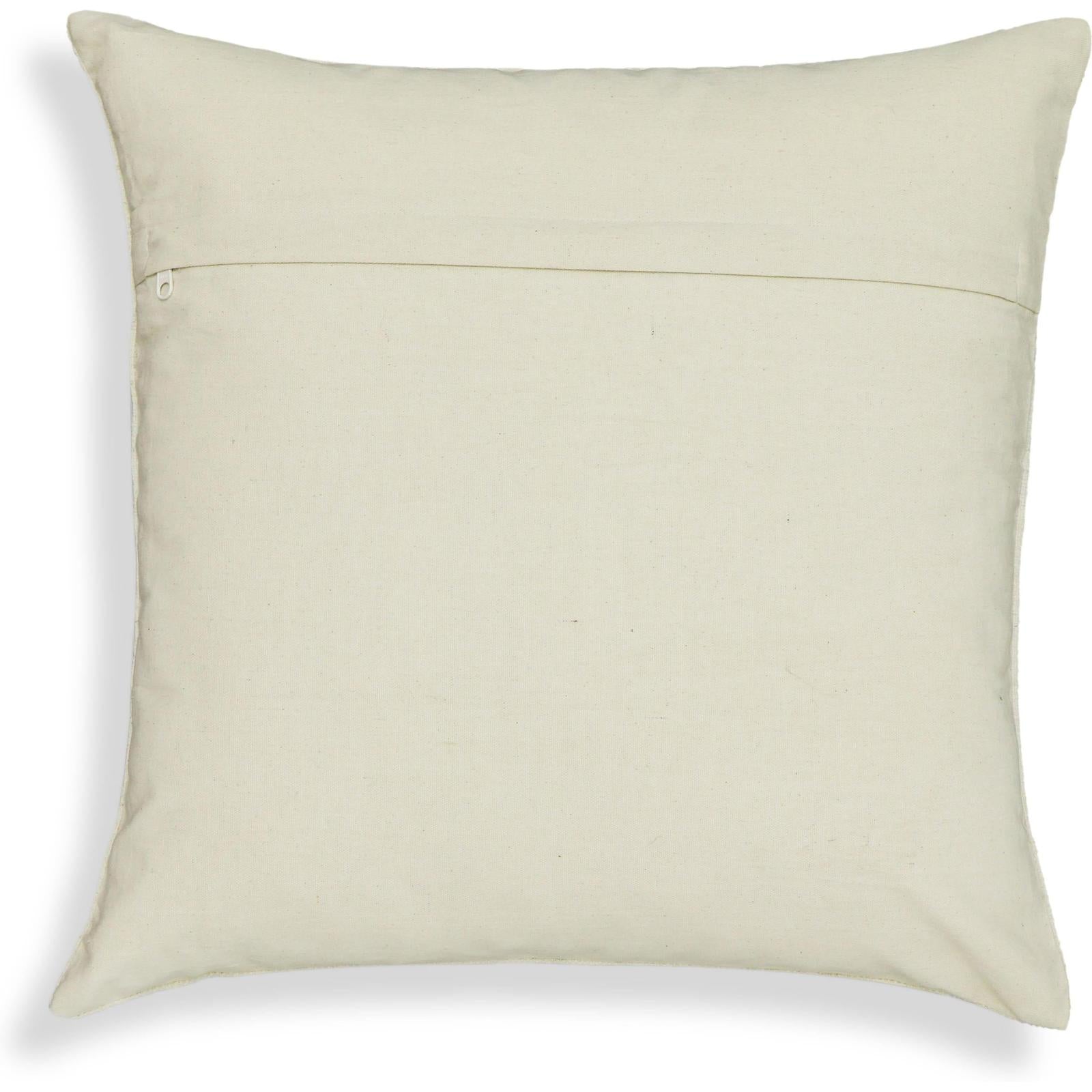 TOV Furniture Aztec Cream & Indigo Wool Square Throw Pillow