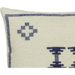 TOV Furniture Aztec Cream & Indigo Wool Square Throw Pillow