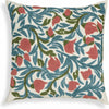 TOV Furniture Tulip Embroidered Floral Wool Square Throw Pillow