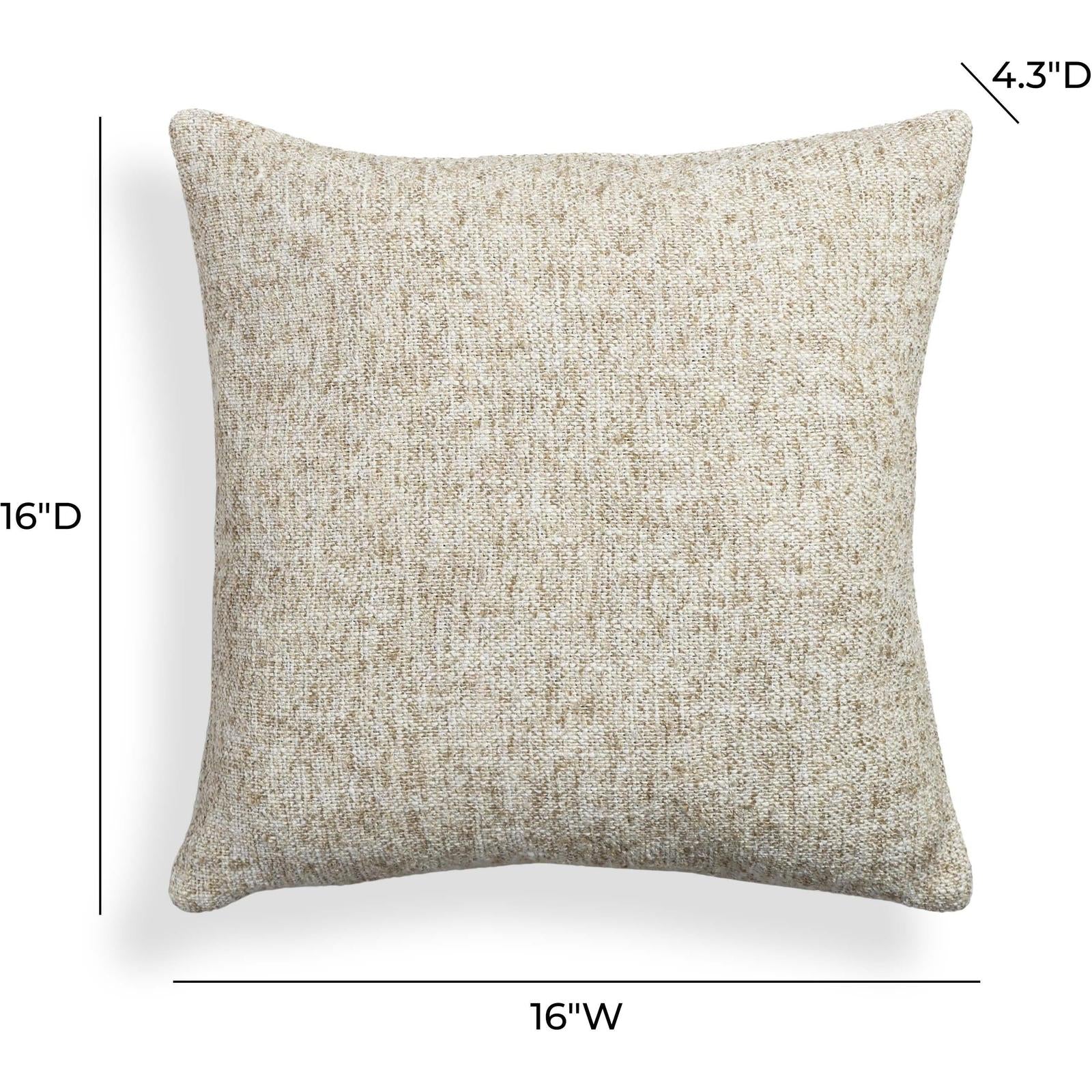 TOV Furniture Poh Boucle Square Throw Pillow