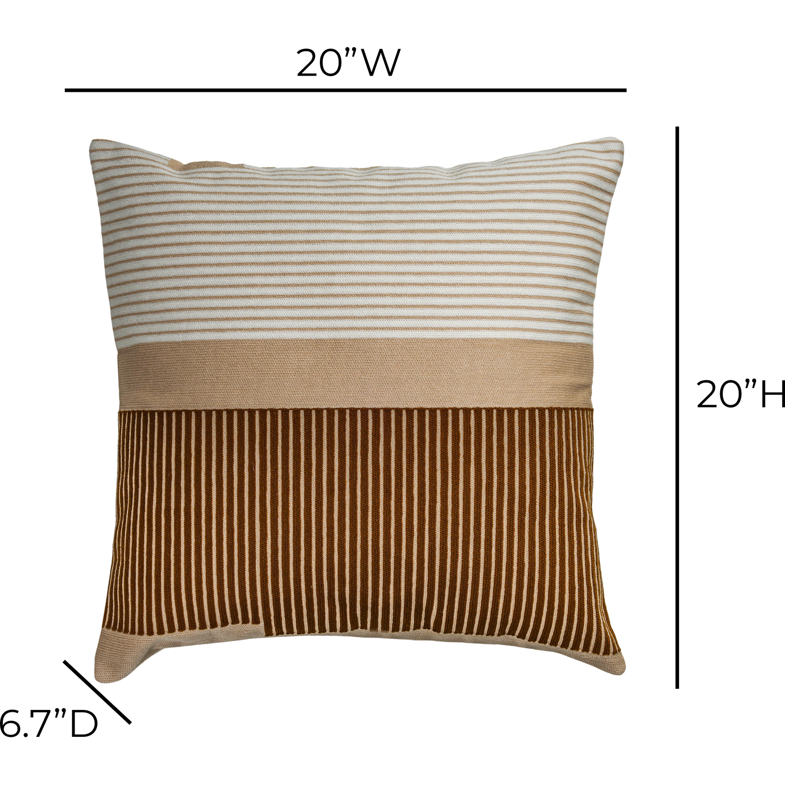 TOV Furniture Deco Square Throw Pillow
