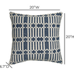 TOV Furniture Maresh Square Woven Throw Pillow