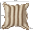 TOV Furniture Striped Linen Throw Pillow