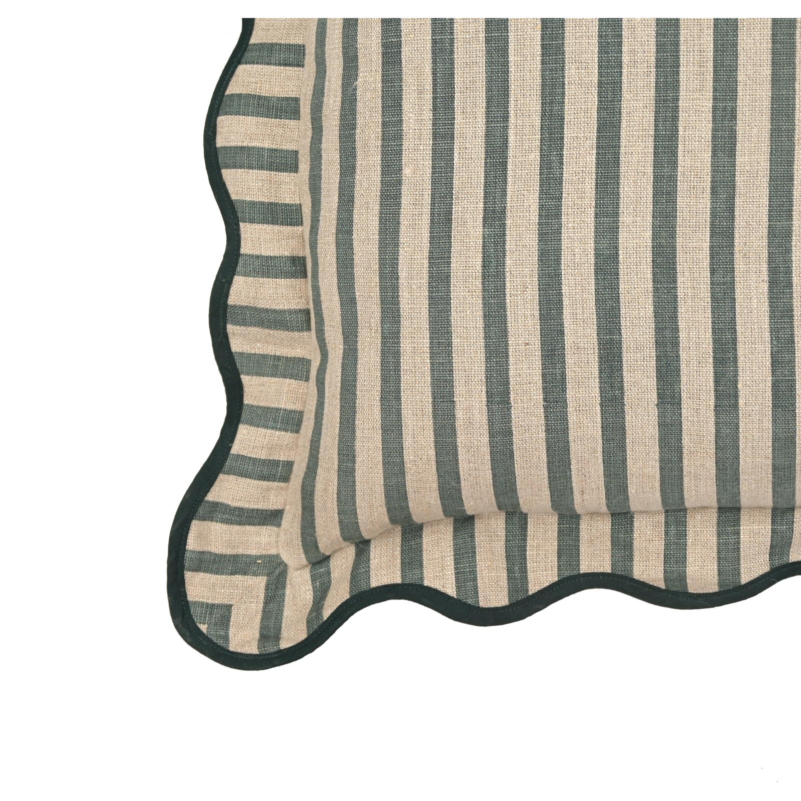 TOV Furniture Striped Linen Throw Pillow