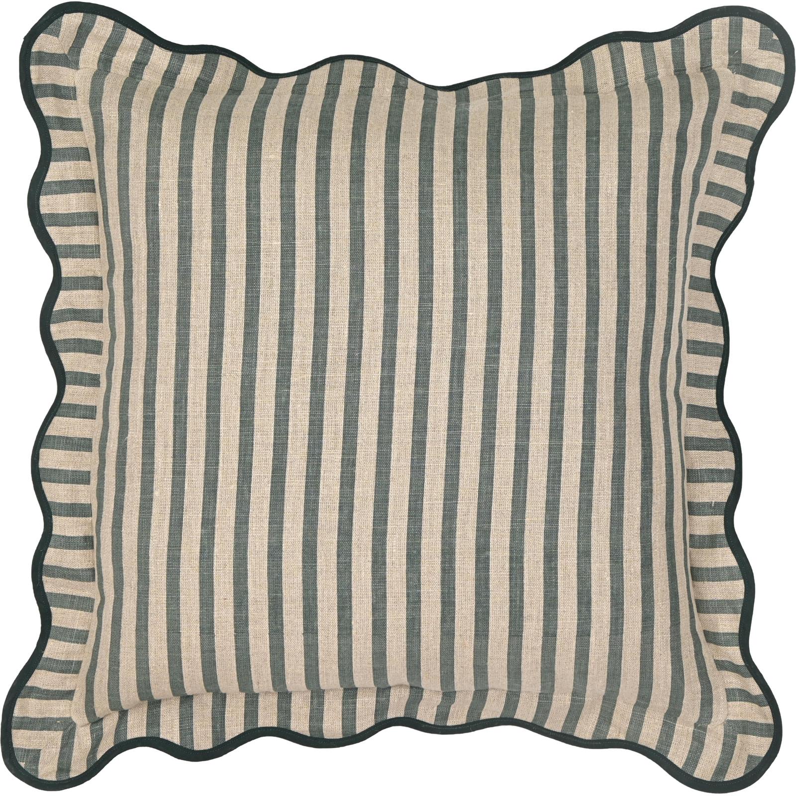 TOV Furniture Striped Linen Throw Pillow