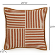 TOV Furniture Kora Cotton Jute Contract-Grade Throw Pillow
