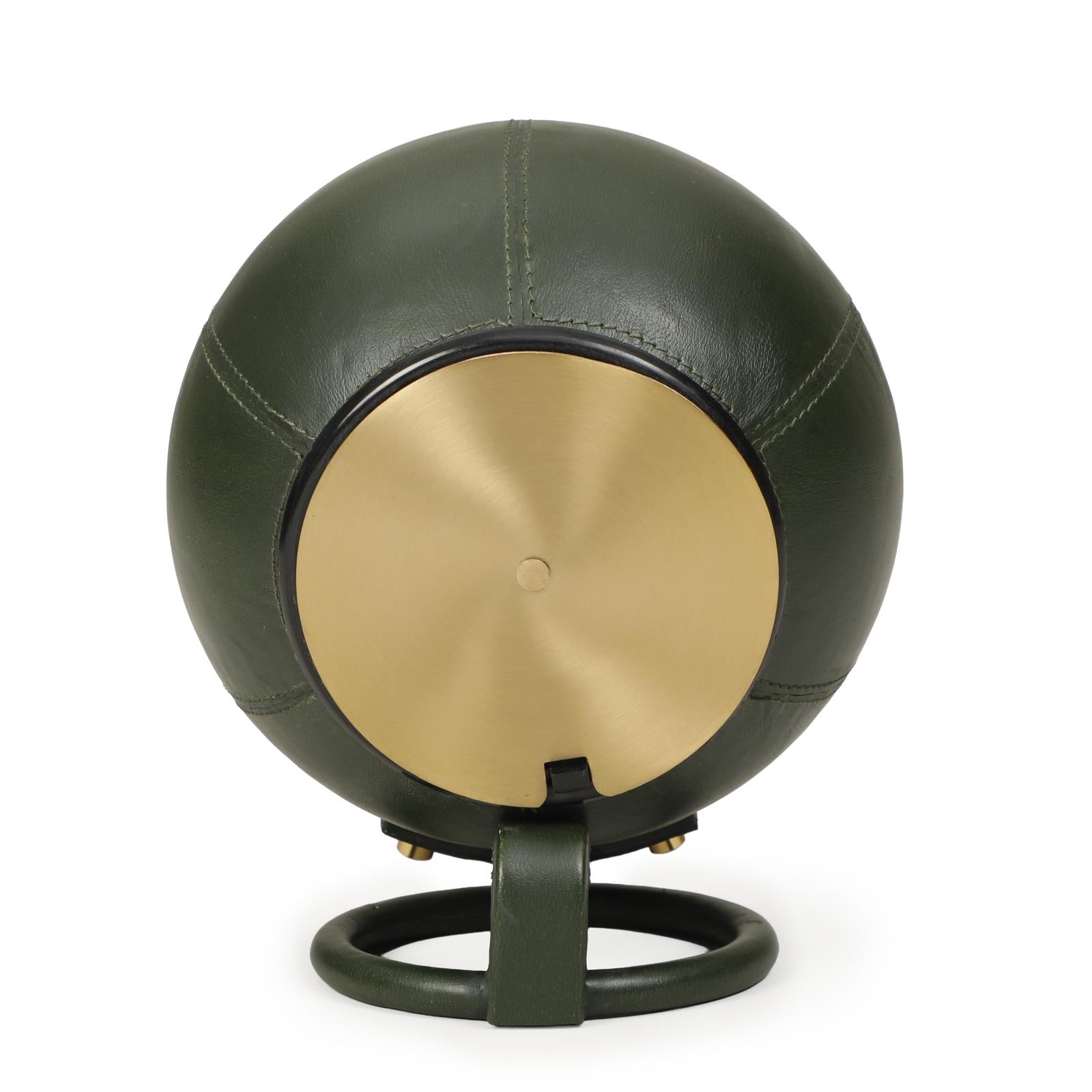 TOV Furniture Draper Dark Green Contract-Grade Standing Accent Clock