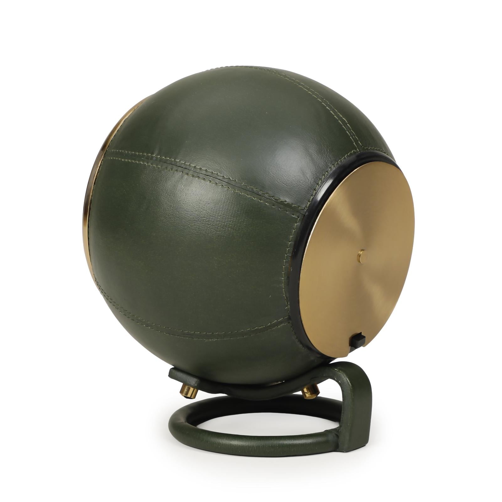 TOV Furniture Draper Dark Green Contract-Grade Standing Accent Clock