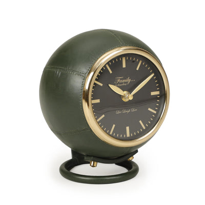 TOV Furniture Draper Dark Green Contract-Grade Standing Accent Clock