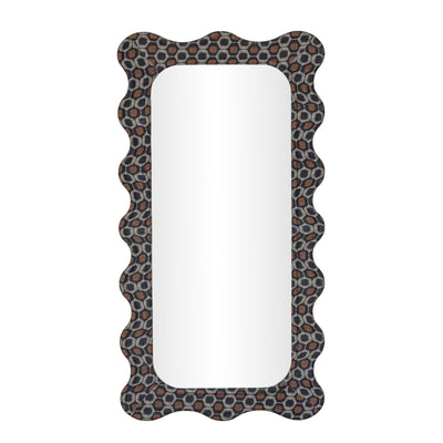 TOV Furniture Charlene 39"X75" Squiggle Wall Mirror