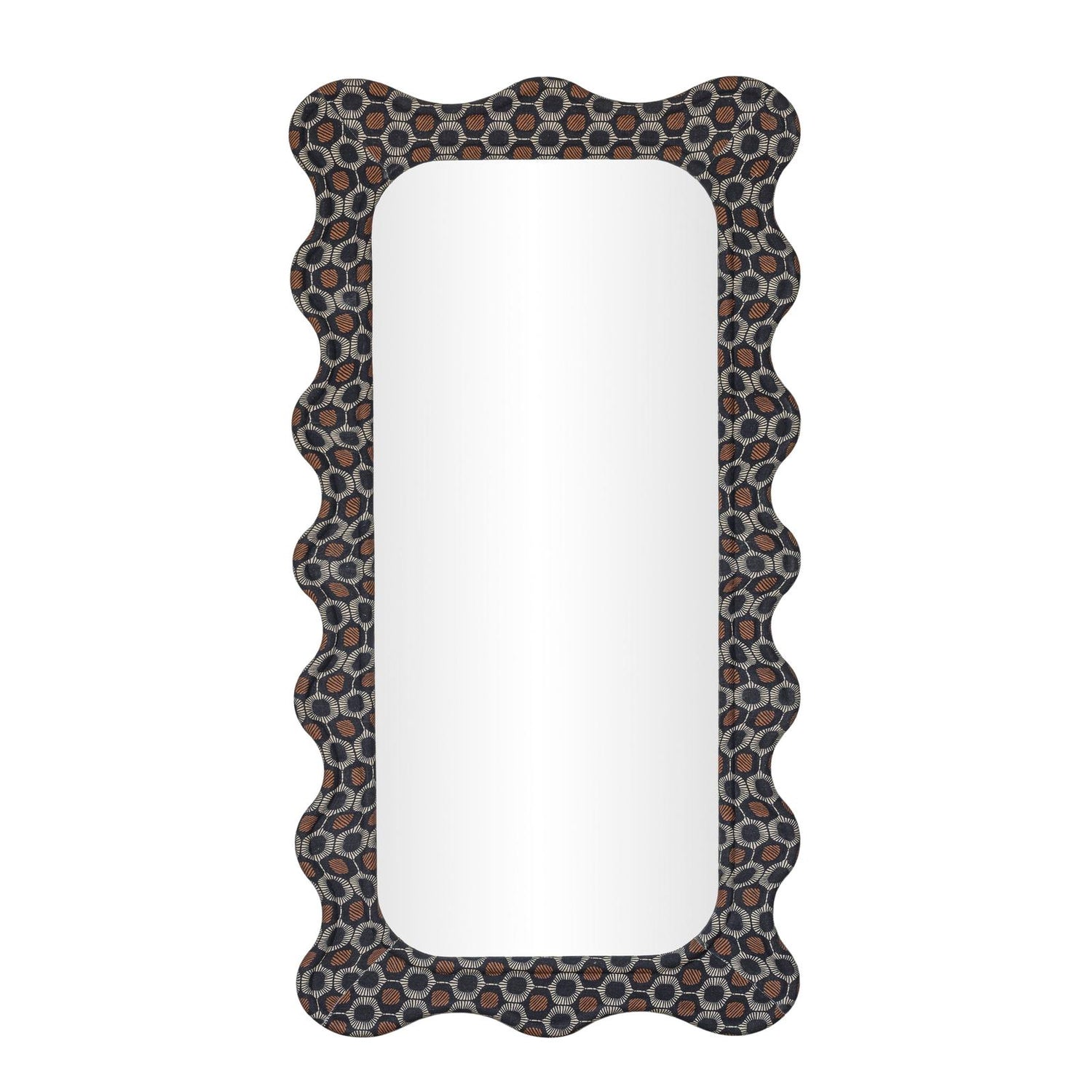 TOV Furniture Charlene 39"X75" Squiggle Wall Mirror