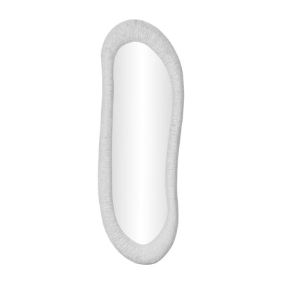TOV Furniture Orpheus 20"X59" Ribbed Faux Stone Floor Mirror
